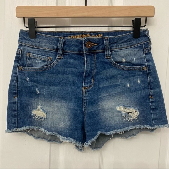 Arizona Mid Rise Jean Shorts Size 3 - Picture 12 of 12